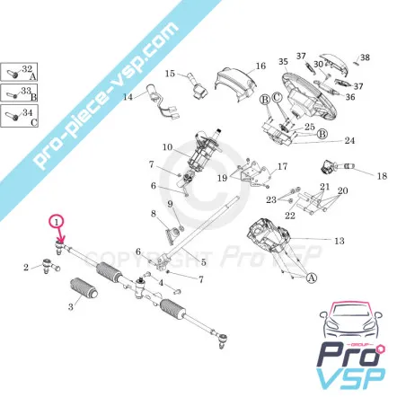 Parada contactor