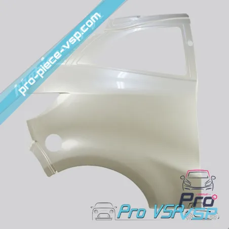 Aile arrière droite blanc nacré pour Aixam Coupé Sensation
