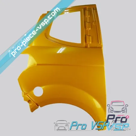 Rear wing right yellow origin metal for Aixam City Impulsion Vision