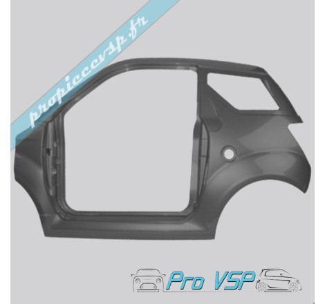 Lateral cinza cinza esquerdo para Ligier JS50 Fase 1