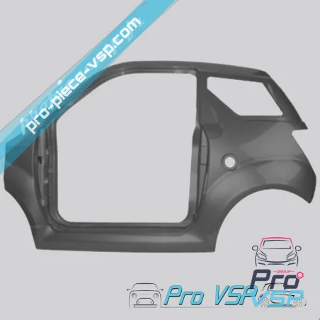 Lasciato grigio grigio laterale per Ligier JS50 Phase 1