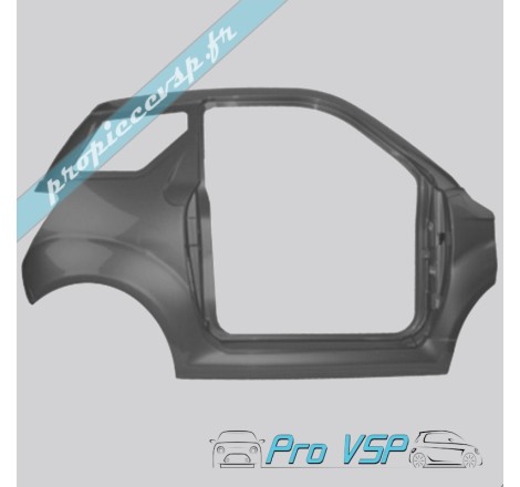 Grafite cinza reto lateral para Ligier JS50 Fase 1