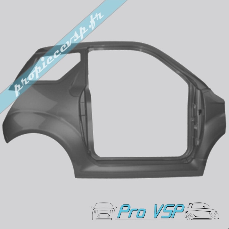 Grafite cinza reto lateral para Ligier JS50 Fase 1
