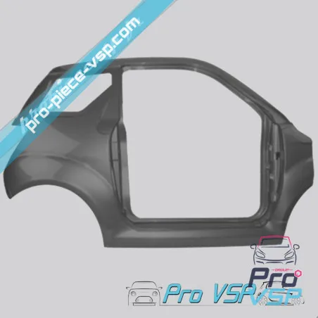 Seitlicher gerade grauer Graphit für Ligier Js50-Phase 1