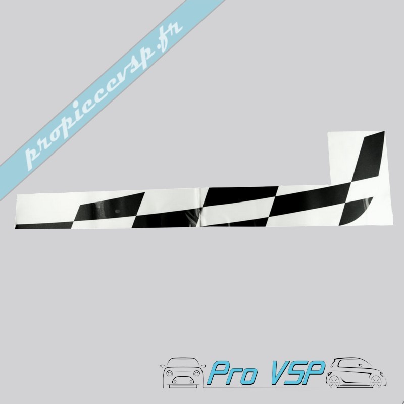 Etiqueta quadriculada esquerda para Ligier Ixo Equipe 26