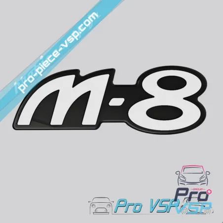 Logotipo da bagageira para Microcar M8