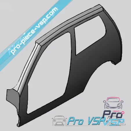 Latéral gauche blanc pour Ligier Xtoo 1 et 2