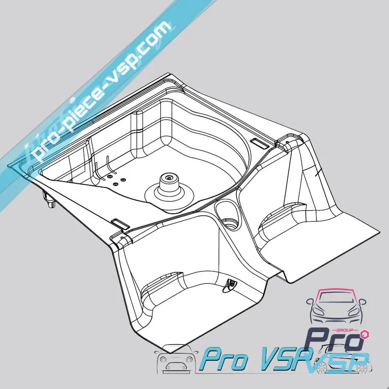 Plancher arrière pour Microcar Mgo 1 et 2