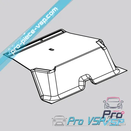 Pavimento posteriore Microcar Mgo 1 , Mgo 2 , M8 , F8C , Ligier Jsrc