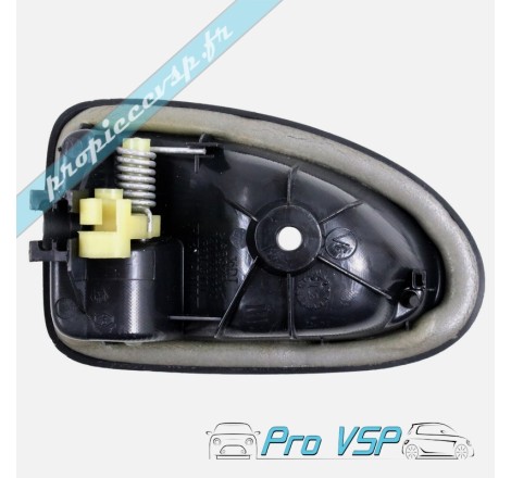 Poignée de porte intérieure droite noire pour Microcar Mgo 1 et 2 , M8 , F8C , Ligier JSRC