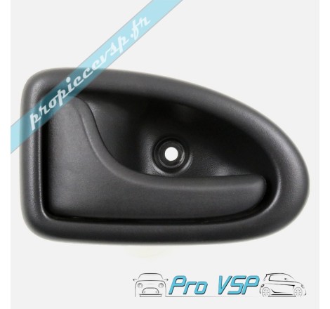 Poignée de porte intérieure gauche noire pour Microcar Mgo 1 et 2 , M8 , F8C , Ligier JSRC