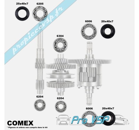 Kit réparation de boîte Comex