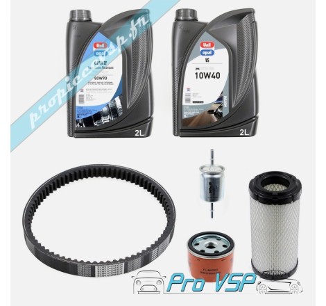 Kit entretien pour Ligier Be up Xtoo Max ( moteur essence )