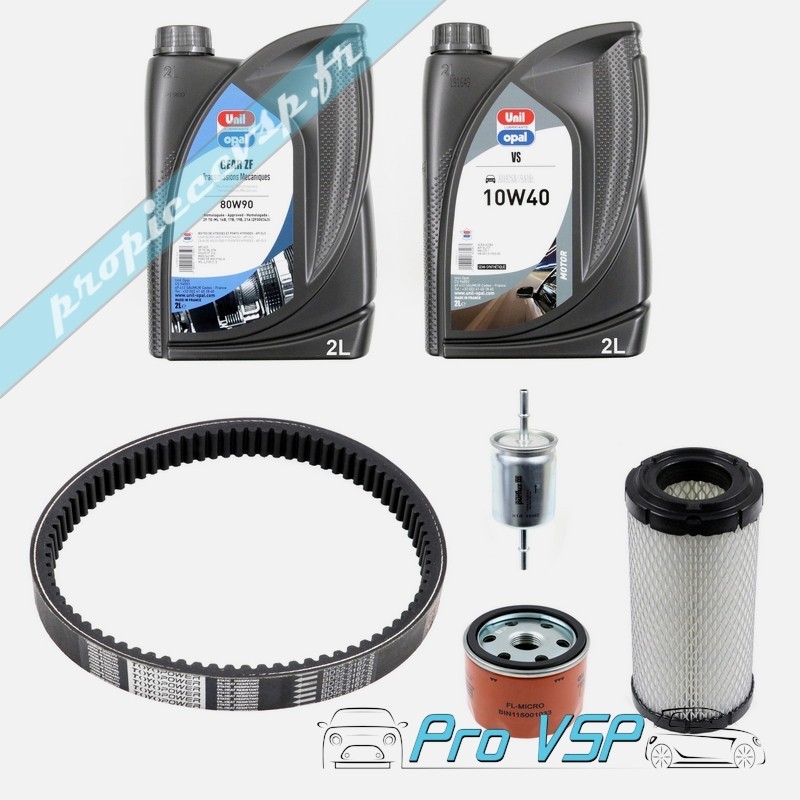 Kit entretien pour Ligier Xtoo R RS Ixo ( moteur essence )