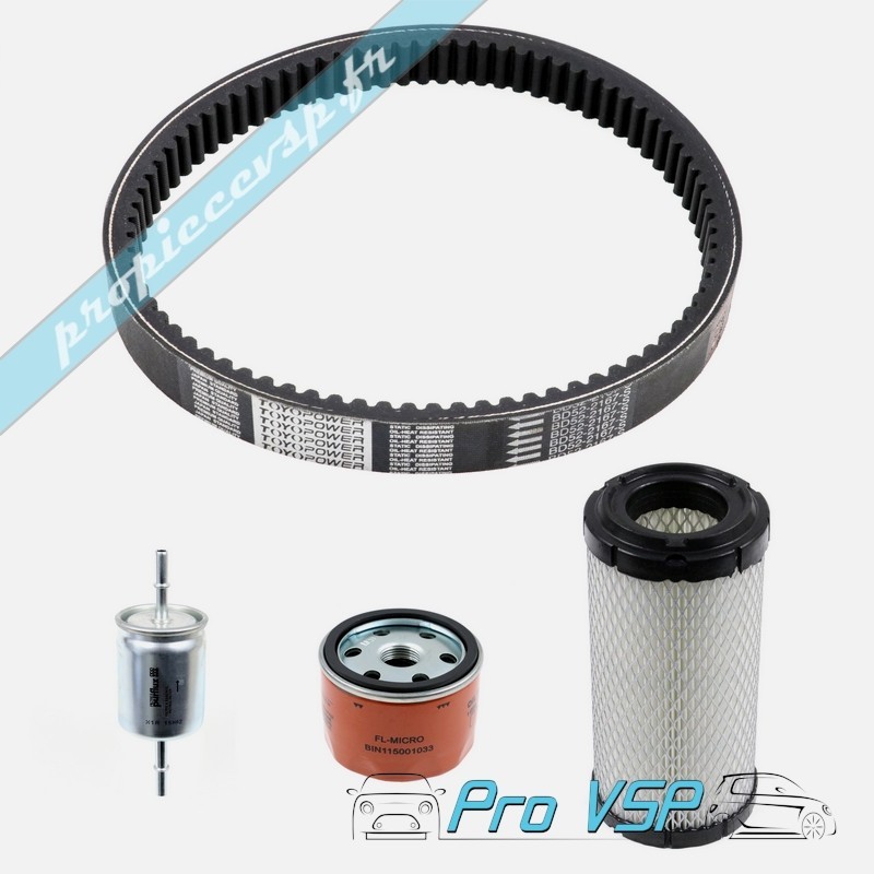 Kit entretien pour Ligier Xtoo R RS Ixo ( moteur essence )