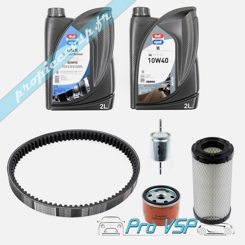 Kit entretien pour Microcar Mc1 Mc2 Chatenet Barooder Speedino ( moteur essence )