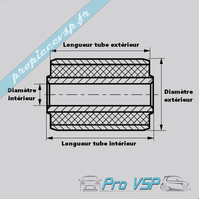 Silent axle block