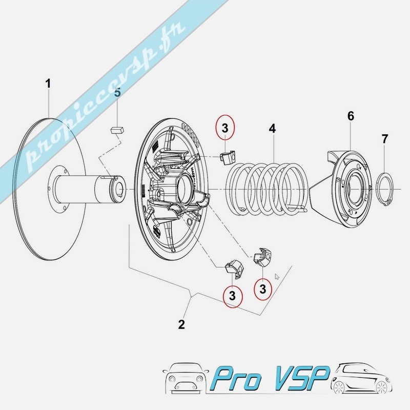 Original variator pattern