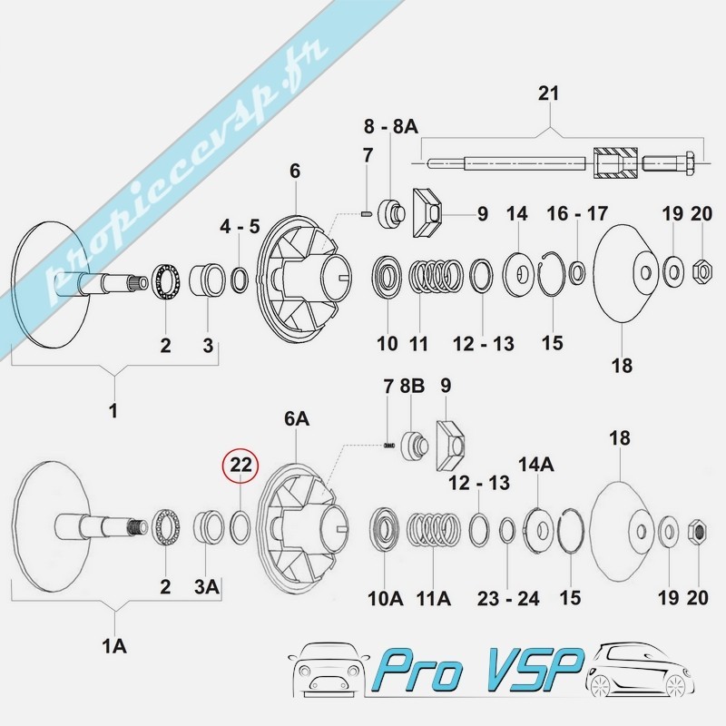 Engine Varier Ring Steel