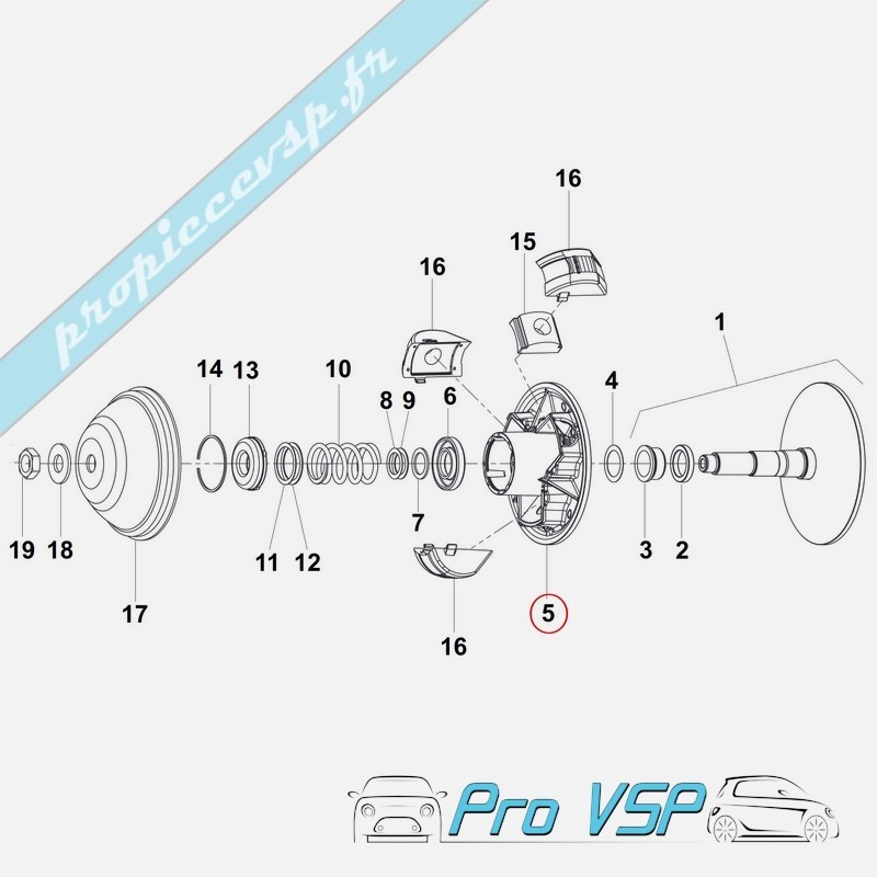 Variatore motore mobile