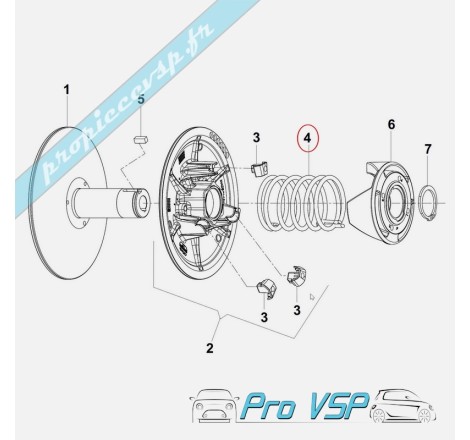 Cloche de variateur moteur