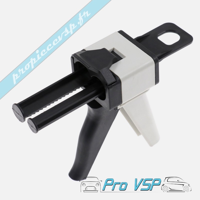 Pistol for bi glue-component