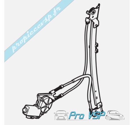 Lève vitre électrique droit