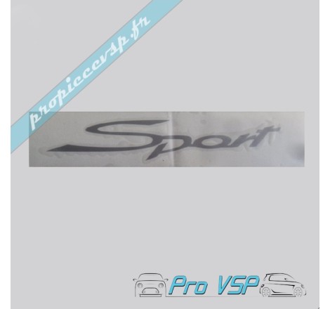 Grå Silver Sport Door Adhesive för chatenet barooder