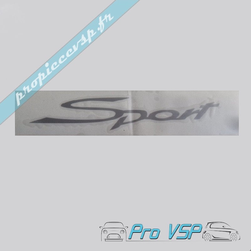 Grå Silver Sport Door Adhesive för chatenet barooder