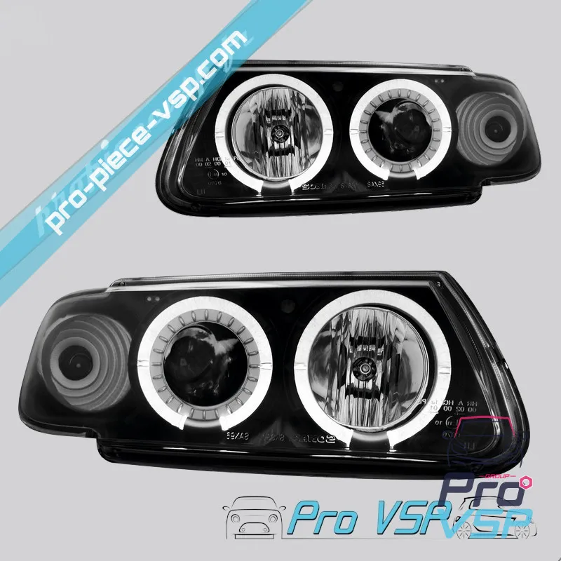 Phares avant Tuning angeleyes noir Bellier Divane