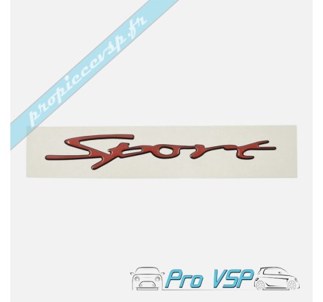 Logo "Sport" origine pour Ligier