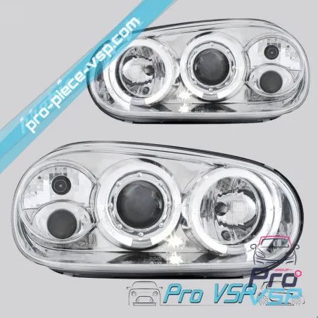 Faruri înainte de tuning angeleyes crom adaptabil pentru Italcar T2 , T3