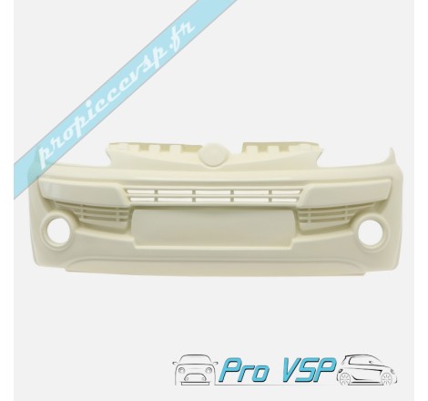 Pare choc avant adaptable en fibre pour Aixam City Roadline Crossline Scouty