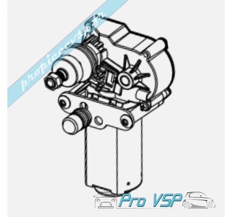 Moteur d'essuie glace avant origine pour Chatenet
