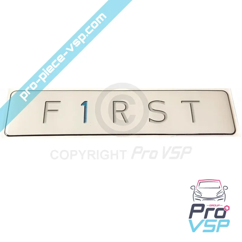 Front wing logo