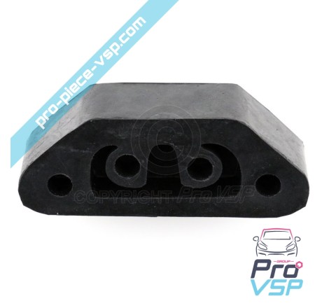 Silent exhaust block