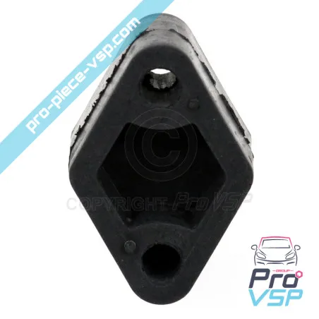 Silent exhaust block