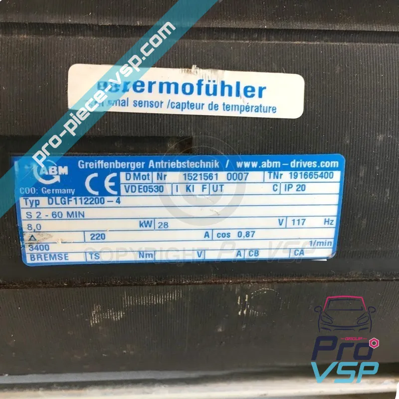 Motorul electric folosit pentru Ligier Besun