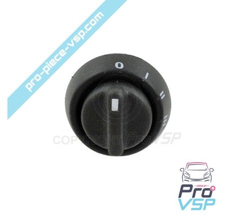 Interruptor de ventilação usado para besunos ligier