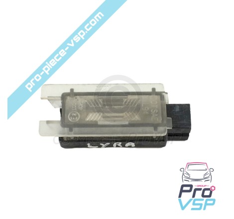 Iluminação de placa usada para microcar lyra