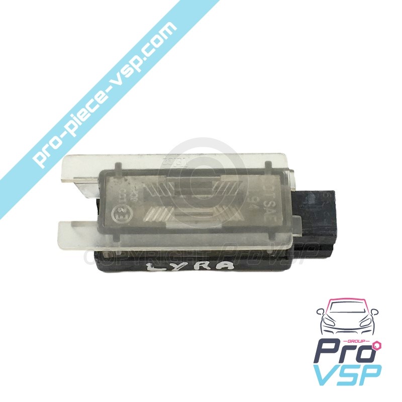 Iluminação de placa usada para microcar lyra