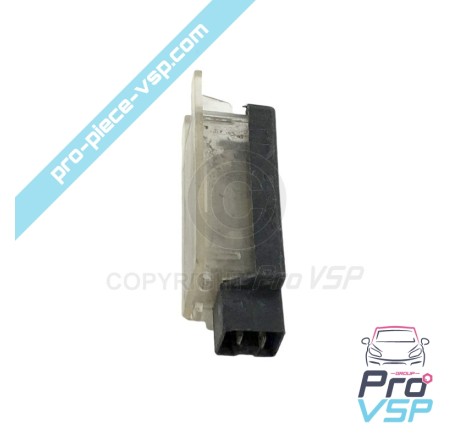 Iluminação de placa usada para microcar lyra