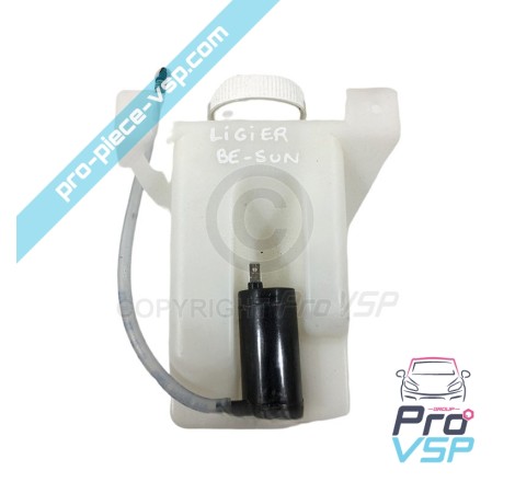 Frasco de lava de gelo usado para ligier flex e be sun