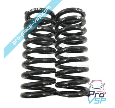 Rear suspension spring