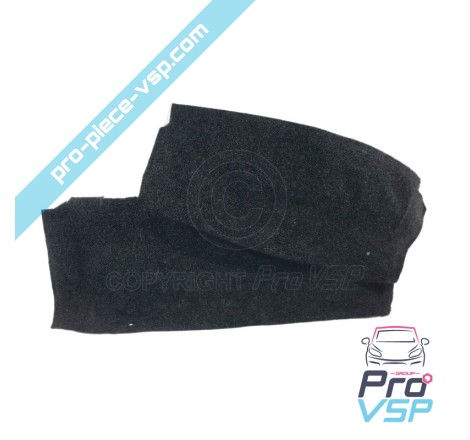Rear wheel pass carpet left