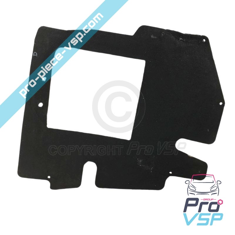 Insonorización del motor recta