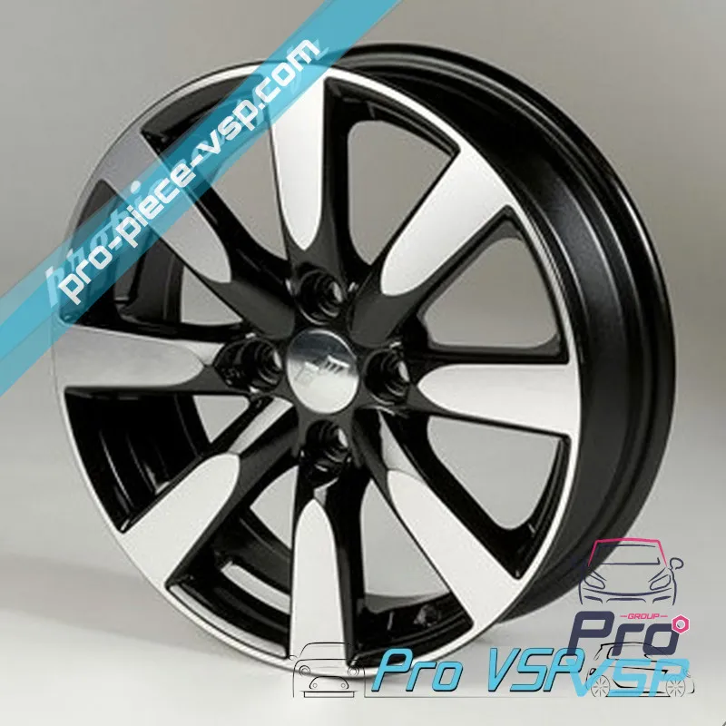 Jante alu 15 pouces noir diamantée pour ligier ixo