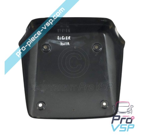 Rear windshield wiper motor cover