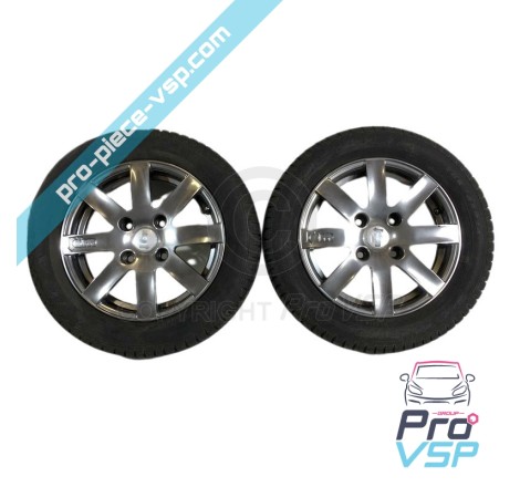 Lot de 4 roues complètes occasion pour Jdm Roxsy et Xheos