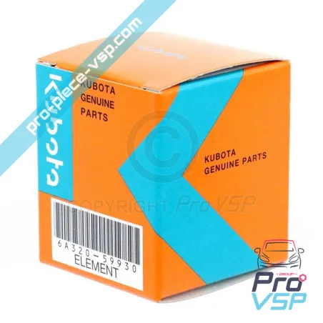 Filtre à gasoil origine pour aixam moteur kubota bicylindre